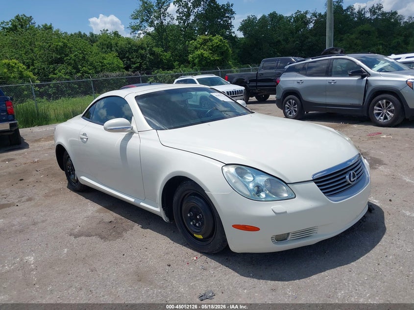 2005 Lexus Sc VIN JTHFN48Y550063128 IAAI salvage auction — FRONT END, Salvage (Louisiana), sold $3,375 on 2026-07-21 (photo 1)