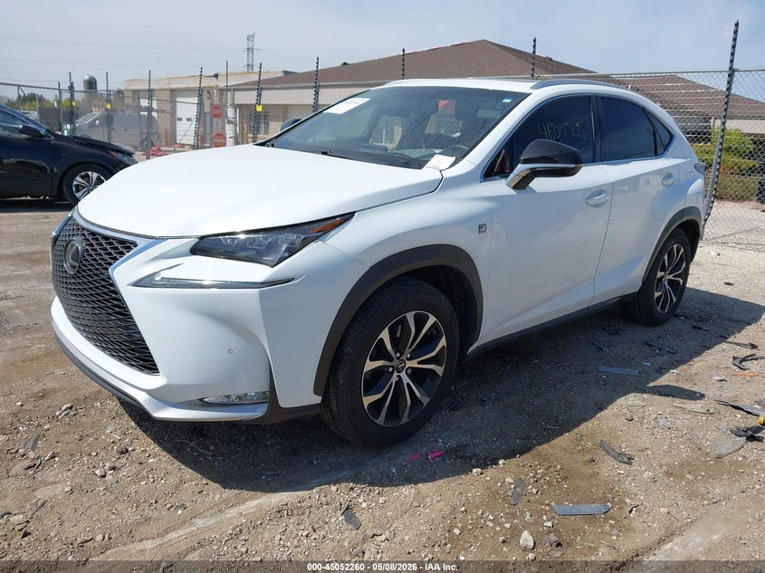 2017 Lexus Nx VIN JTJBARBZ2H2114259 IAAI salvage auction — RIGHT SIDE, Salvage (Illinois), sold $8,600 on 2026-07-07 (photo 2)