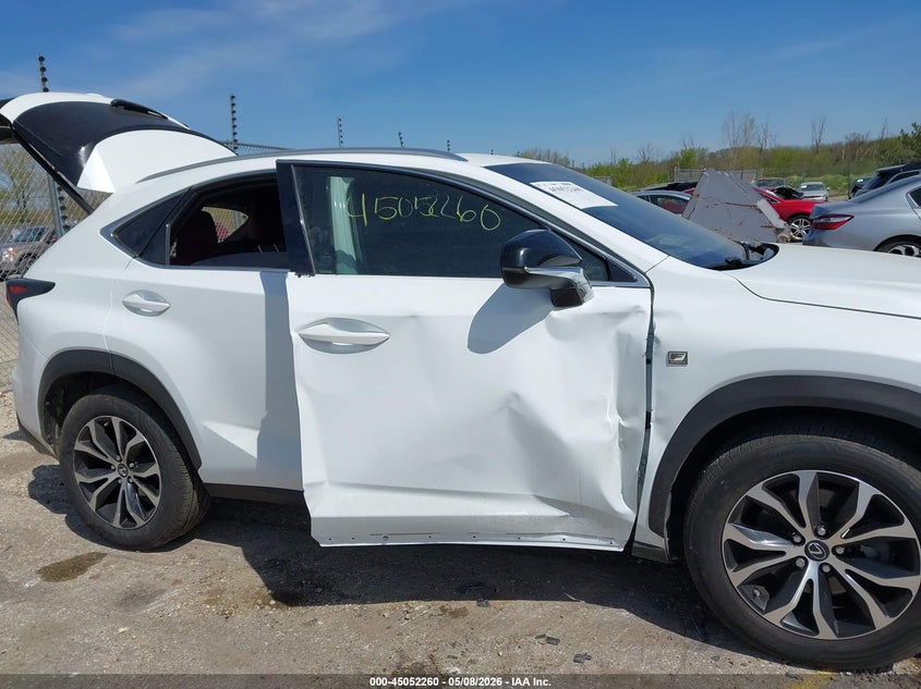 2017 Lexus Nx VIN JTJBARBZ2H2114259 IAAI salvage auction — RIGHT SIDE, Salvage (Illinois), sold $8,600 on 2026-07-07 (photo 6)