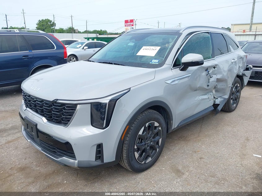 2025 Kia Sorento VIN 5XYRL4JC6SG337266 IAAI salvage auction — SIDE, Original (Texas), sold $10,100 on 2026-07-09 (photo 2)