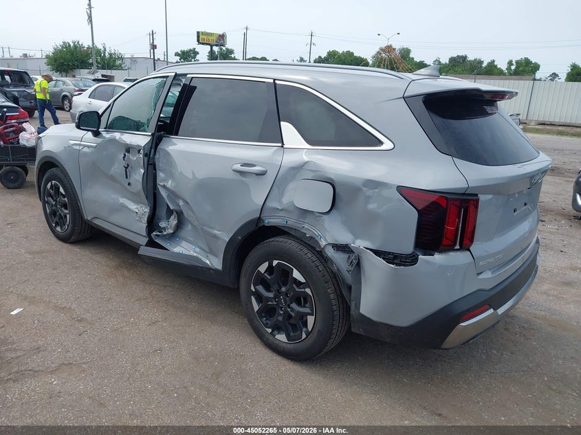 2025 Kia Sorento VIN 5XYRL4JC6SG337266 IAAI salvage auction — SIDE, Original (Texas), sold $10,100 on 2026-07-09 (photo 3)