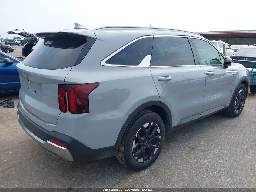 2025 Kia Sorento VIN 5XYRL4JC6SG337266 IAAI salvage auction — SIDE, Original (Texas), sold $10,100 on 2026-07-09 (photo 4)