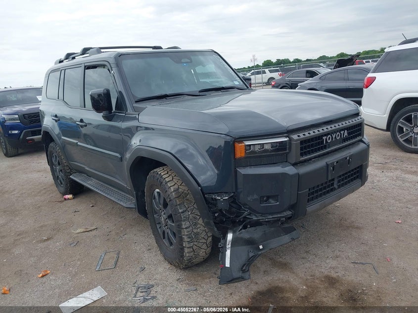 2025 Toyota Land cruiser VIN JTEABFAJ8SK049085 IAAI salvage auction — LEFT SIDE, Original (Texas), sold $40,025 on 2026-07-27 (photo 1)