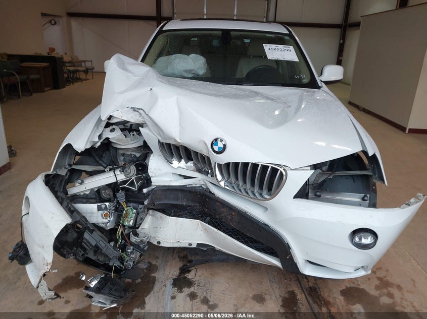 2012 BMW X3 VIN 5UXWX5C59CL724670 IAAI salvage auction — FRONT END, Salvage (North Carolina), sold $25 on 2026-07-27 (photo 6)