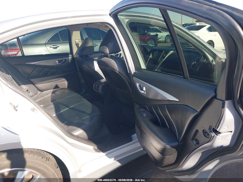 2014 Infiniti Q50 VIN JN1BV7AP3EM686360 IAAI salvage auction — REAR END, Salvage (Arizona), sold $1,050 on 2026-07-07 (photo 8)