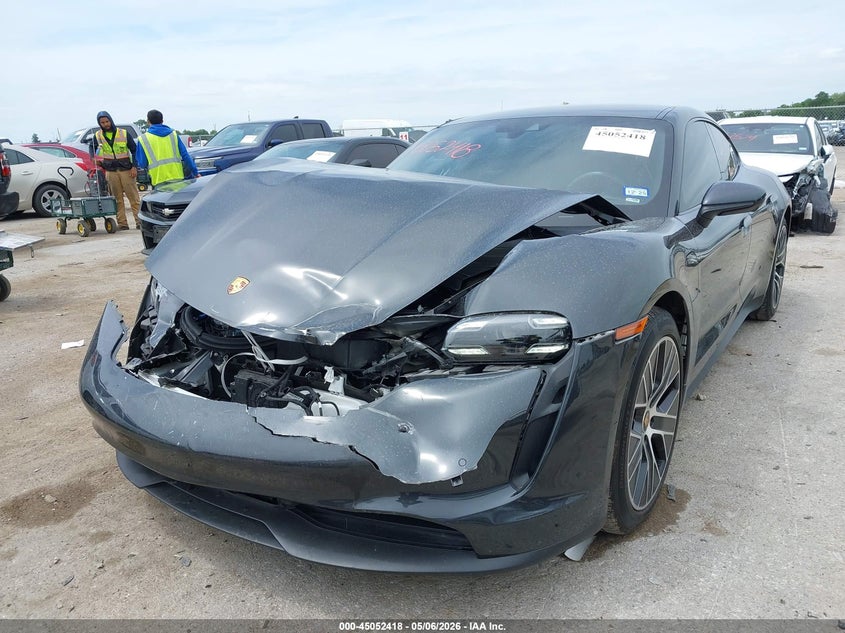 2021 Porsche Taycan VIN WP0AB2Y15MSA41650 IAAI salvage auction — FRONT END, Original (Texas), sold $26,100 on 2026-07-27 (photo 2)