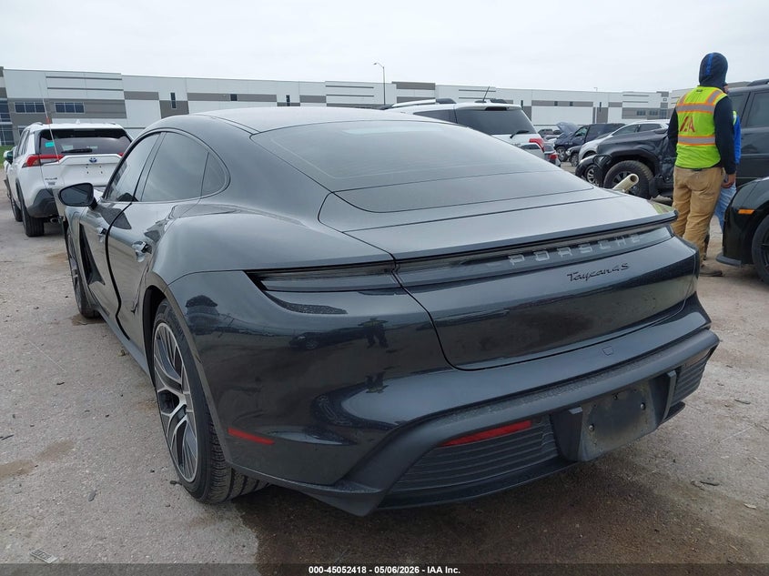 2021 Porsche Taycan VIN WP0AB2Y15MSA41650 IAAI salvage auction — FRONT END, Original (Texas), sold $26,100 on 2026-07-27 (photo 3)