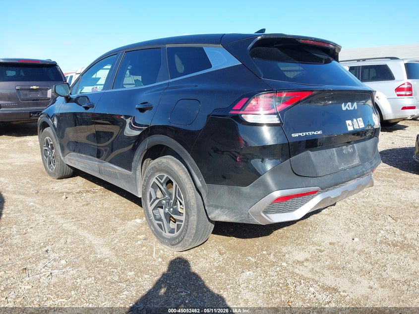 2024 Kia Sportage VIN KNDPUCDF8R7280483 IAAI salvage auction — RIGHT FRONT, Original (Texas), sold $10,550 on 2026-07-20 (photo 3)