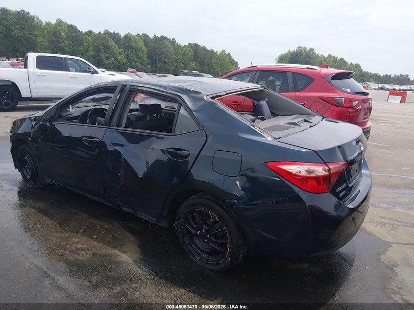 2019 Toyota Corolla VIN 5YFBURHE5KP913833 IAAI salvage auction — ROLLOVER, Junk Receipt (North Carolina), sold $1,300 on 2026-07-08 (photo 3)