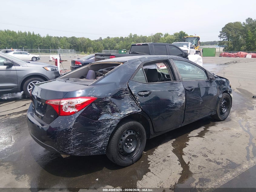 2019 Toyota Corolla VIN 5YFBURHE5KP913833 IAAI salvage auction — ROLLOVER, Junk Receipt (North Carolina), sold $1,300 on 2026-07-08 (photo 4)
