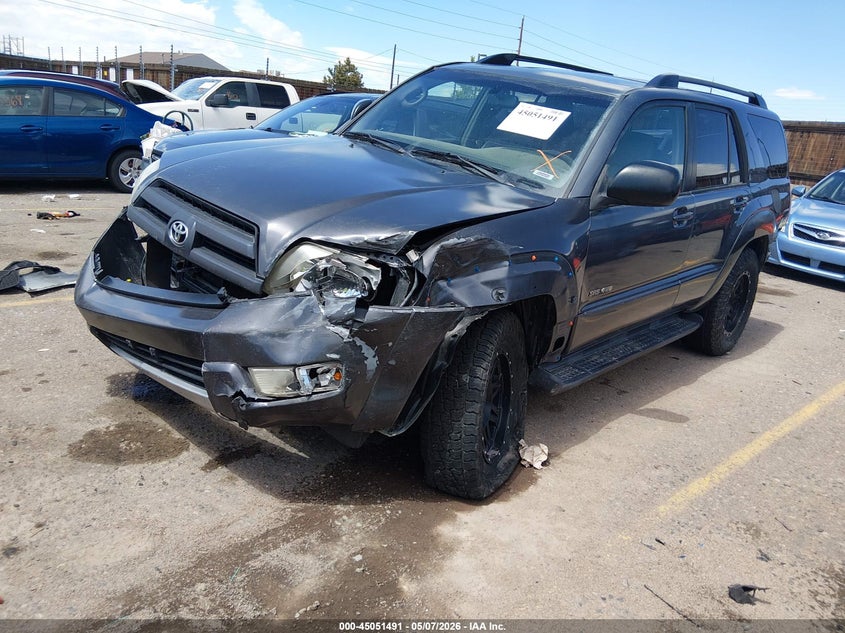 2004 Toyota 4runner VIN JTEBU14R740032151 IAAI salvage auction — FRONT & REAR, Salvage (Colorado), sold $1,750 on 2026-07-28 (photo 2)