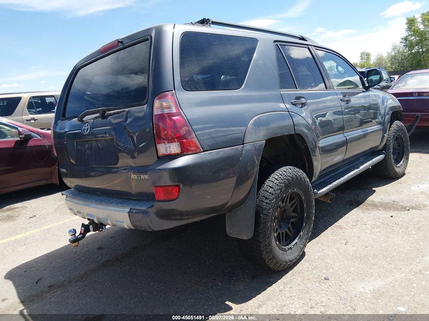 2004 Toyota 4runner VIN JTEBU14R740032151 IAAI salvage auction — FRONT & REAR, Salvage (Colorado), sold $1,750 on 2026-07-28 (photo 4)