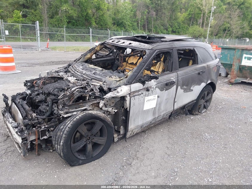 2019 Land rover Range rover velar VIN SALYB2EXXKA220735 IAAI salvage auction — TOTAL BURN, Non-Repairable (Virginia), sold $75 on 2026-07-21 (photo 2)