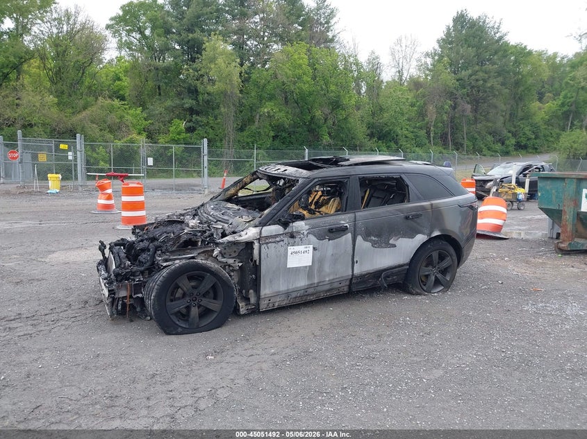 2019 Land rover Range rover velar VIN SALYB2EXXKA220735 IAAI salvage auction — TOTAL BURN, Non-Repairable (Virginia), sold $75 on 2026-07-21 (photo 6)