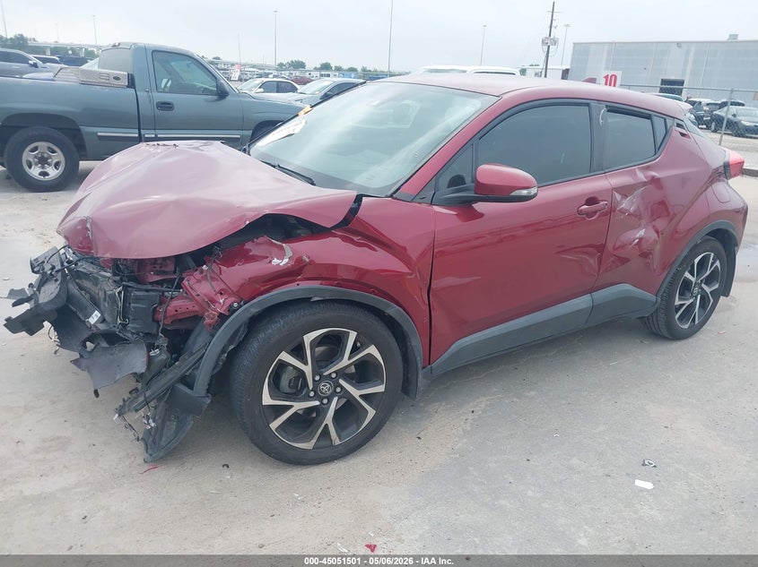 2018 Toyota C-hr VIN JTNKHMBX2J1011253 IAAI salvage auction — FRONT END, Salvage (Texas), sold $2,300 on 2026-07-30 (photo 2)