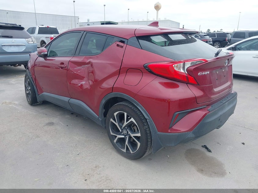 2018 Toyota C-hr VIN JTNKHMBX2J1011253 IAAI salvage auction — FRONT END, Salvage (Texas), sold $2,300 on 2026-07-30 (photo 3)
