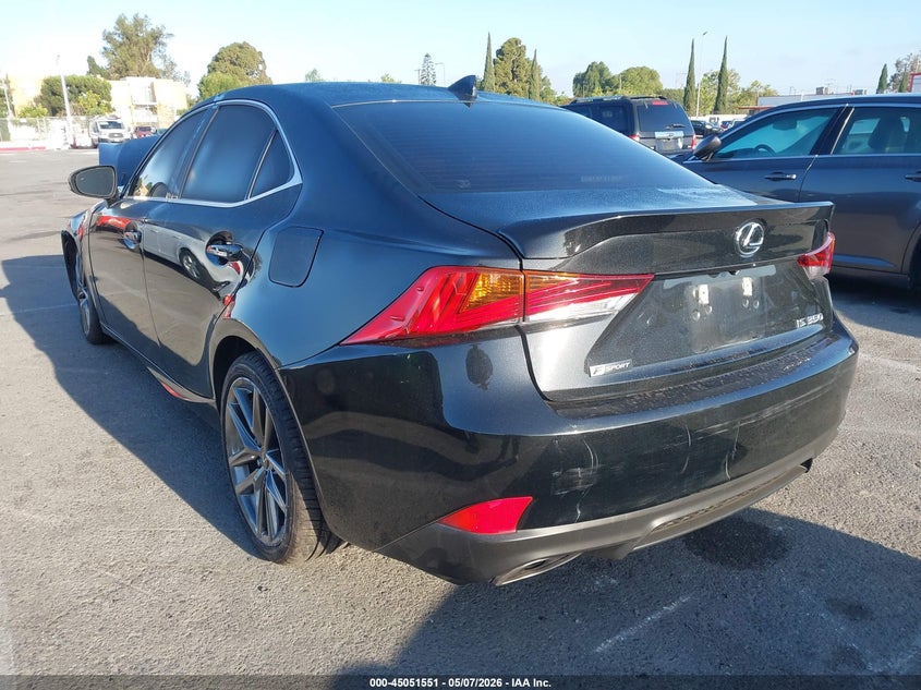 2017 Lexus Is VIN JTHBE1D24H5029669 IAAI salvage auction — FRONT END, Salvage (California), sold $1,900 on 2026-07-09 (photo 3)