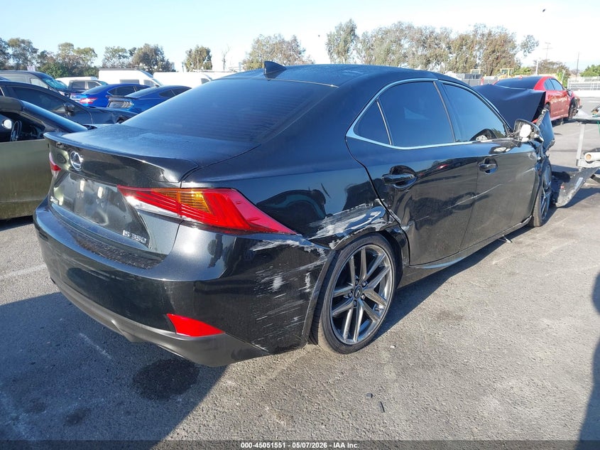 2017 Lexus Is VIN JTHBE1D24H5029669 IAAI salvage auction — FRONT END, Salvage (California), sold $1,900 on 2026-07-09 (photo 4)