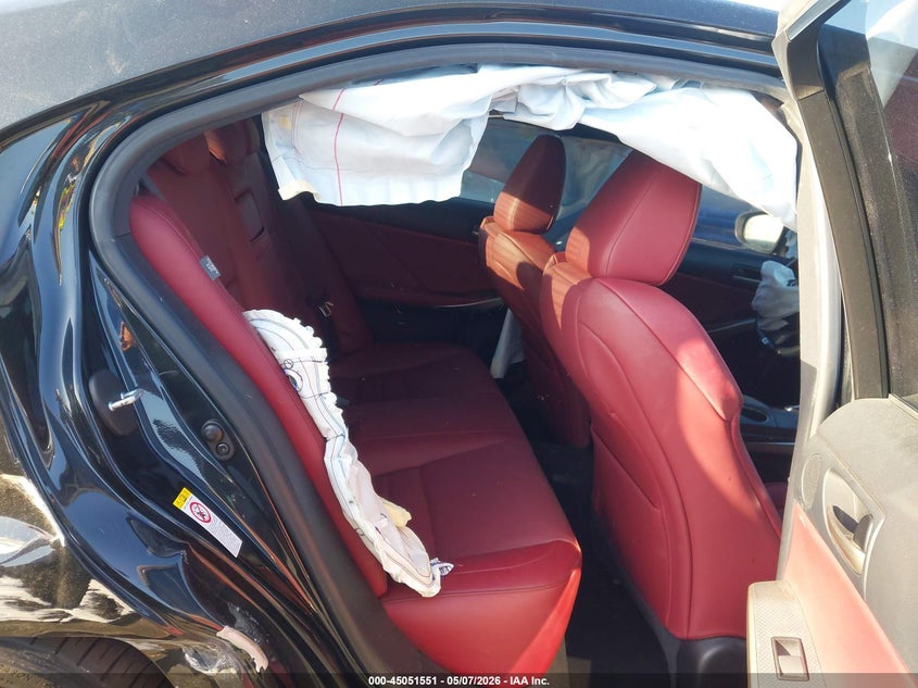 2017 Lexus Is VIN JTHBE1D24H5029669 IAAI salvage auction — FRONT END, Salvage (California), sold $1,900 on 2026-07-09 (photo 8)