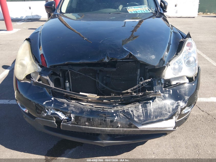 2010 Infiniti Ex35 VIN JN1AJ0HR7AM756880 IAAI salvage auction — FRONT END, Salvage (Nevada), sold $275 on 2026-07-24 (photo 6)