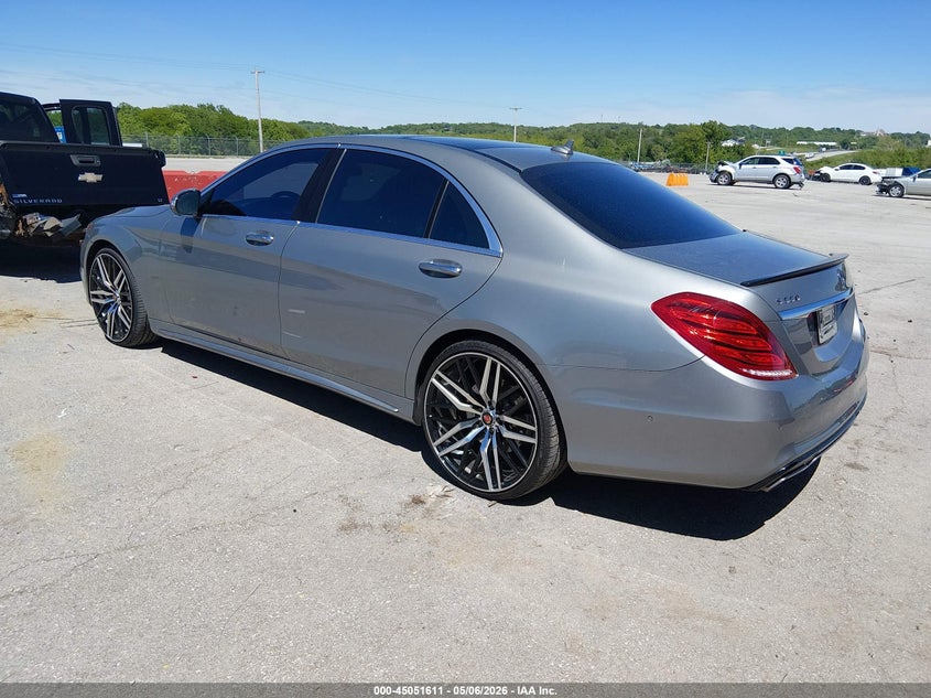 2014 Mercedes-benz S-klasse VIN WDDUG8CB0EA042250 IAAI salvage auction — RIGHT REAR, Salvage (Missouri), sold $9,450 on 2026-07-09 (photo 3)