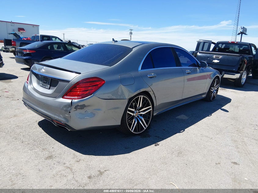 2014 Mercedes-benz S-klasse VIN WDDUG8CB0EA042250 IAAI salvage auction — RIGHT REAR, Salvage (Missouri), sold $9,450 on 2026-07-09 (photo 4)