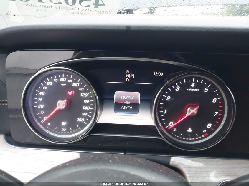 2019 Mercedes-benz E-klasse VIN WDD1J6JB8KF080500 IAAI salvage auction — FRONT END, Salvage Title, sold $4,000 on 2026-07-08 (photo 7)