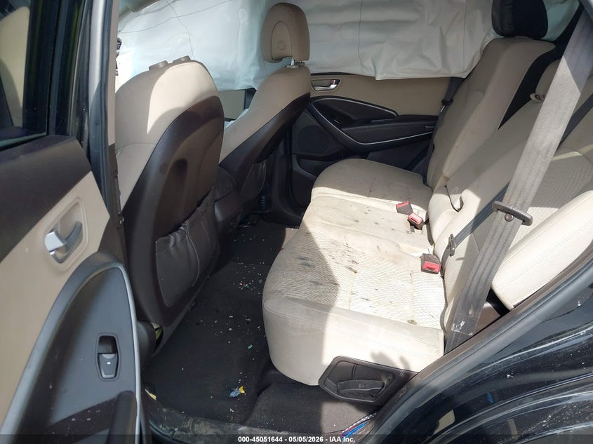 2018 Hyundai Santa fe VIN 5XYZT3LB4JG564310 IAAI salvage auction — SIDE, Rebuildable (Florida), sold $1,700 on 2026-07-13 (photo 8)