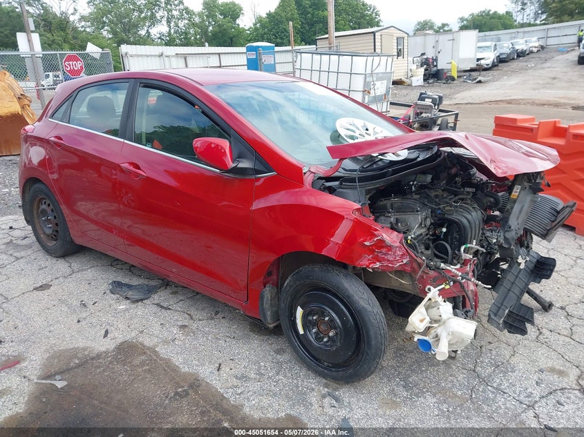 2016 Hyundai Elantra VIN KMHD35LH9GU338311 IAAI salvage auction — FRONT END, Salvage (Georgia), sold $300 on 2026-07-08 (photo 1)