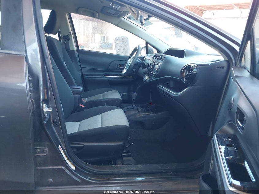 2015 Toyota Prius c VIN JTDKDTB35F1580385 IAAI salvage auction — LEFT FRONT, Salvage (Arizona), sold $475 on 2026-07-14 (photo 5)