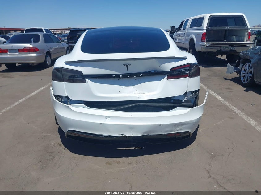 2022 Tesla Model s VIN 5YJSA1E59NF462484 IAAI salvage auction — REAR END, Salvage (Arizona), sold $18,100 on 2026-07-28 (photo 6)