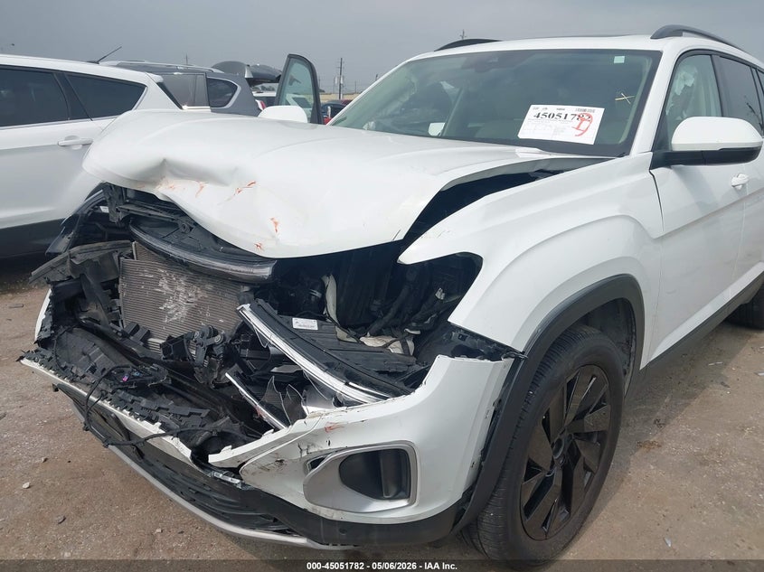 2024 Volkswagen Atlas VIN 1V2JR2CA1RC614351 IAAI salvage auction — FRONT END, Original (Texas), sold $7,150 on 2026-07-29 (photo 6)