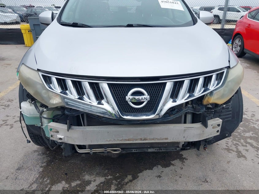 2010 Nissan Murano VIN JN8AZ1MW7AW121285 IAAI salvage auction — FRONT END, Original (Texas), sold $925 on 2026-07-09 (photo 6)