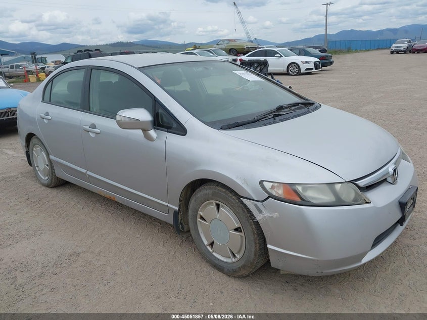 2008 Honda Civic hybrid VIN JHMFA36238S028150 IAAI salvage auction — NORMAL WEAR, Clear (Montana), sold $125 on 2026-07-08 (photo 1)