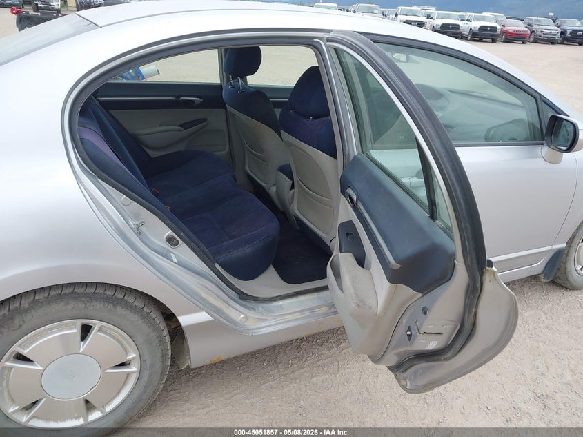 2008 Honda Civic hybrid VIN JHMFA36238S028150 IAAI salvage auction — NORMAL WEAR, Clear (Montana), sold $125 on 2026-07-08 (photo 8)