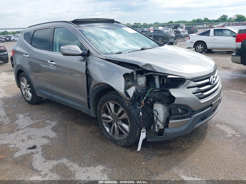 2016 Hyundai Santa fe VIN 5XYZW4LA4GG306916 IAAI salvage auction — RIGHT SIDE, Salvage (Texas), sold $2,875 on 2026-07-14 (photo 1)