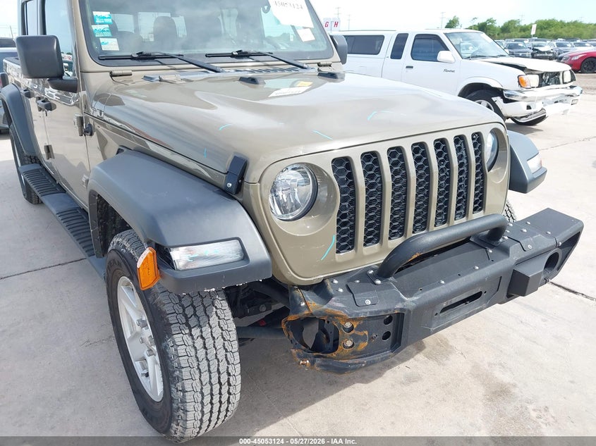2020 Jeep Gladiator VIN 1C6HJTAG5LL191325 IAAI salvage auction — FRONT END, Salvage Title, sold $11,000 on 2026-07-29 (photo 6)