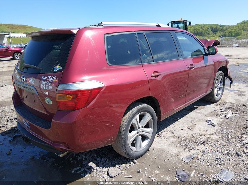 2008 Toyota Highlander VIN JTEDS43A182010944 IAAI salvage auction — FRONT END, Salvage (West Virginia), sold $875 on 2026-07-15 (photo 4)