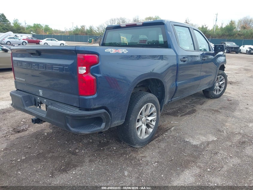2022 Chevrolet Silverado VIN 3GCUDAED2NG569961 IAAI salvage auction — FRONT END, Salvage (Indiana), sold $5,600 on 2026-07-18 (photo 4)