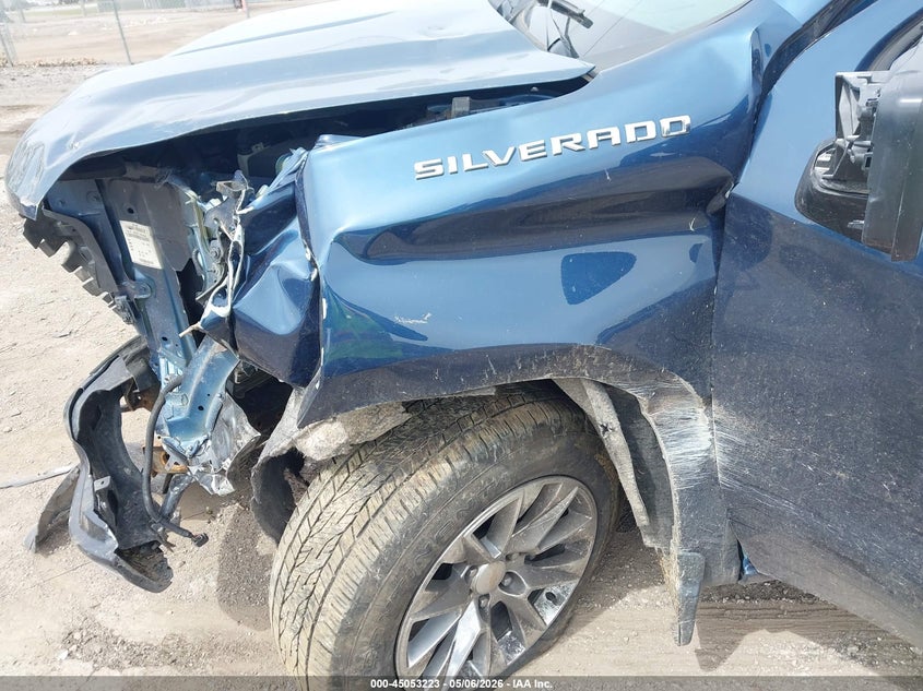 2022 Chevrolet Silverado VIN 3GCUDAED2NG569961 IAAI salvage auction — FRONT END, Salvage (Indiana), sold $5,600 on 2026-07-18 (photo 6)