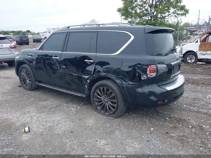 2015 Infiniti Qx80 VIN JN8AZ2NE5F9084884 IAAI salvage auction — SIDE, Salvage (Pennsylvania), sold $2,050 on 2026-07-17 (photo 3)