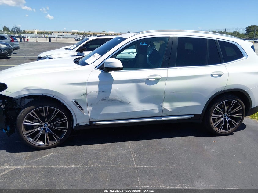 2024 BMW X3 VIN 5UX43DP00R9T98923 IAAI salvage auction — LEFT SIDE, Rebuildable (Florida), sold $13,050 on 2026-07-30 (photo 6)