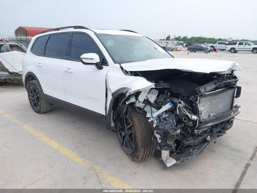 2025 Kia Telluride VIN 5XYP5DGC5SG729700 IAAI salvage auction — FRONT END, Salvage (Texas), sold $12,600 on 2026-07-29 (photo 1)