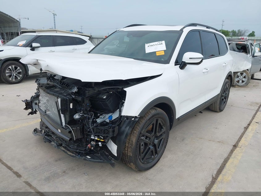 2025 Kia Telluride VIN 5XYP5DGC5SG729700 IAAI salvage auction — FRONT END, Salvage (Texas), sold $12,600 on 2026-07-29 (photo 2)