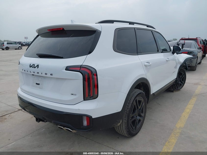 2025 Kia Telluride VIN 5XYP5DGC5SG729700 IAAI salvage auction — FRONT END, Salvage (Texas), sold $12,600 on 2026-07-29 (photo 4)