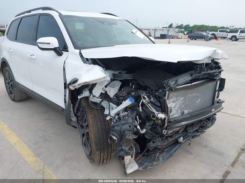 2025 Kia Telluride VIN 5XYP5DGC5SG729700 IAAI salvage auction — FRONT END, Salvage (Texas), sold $12,600 on 2026-07-29 (photo 6)