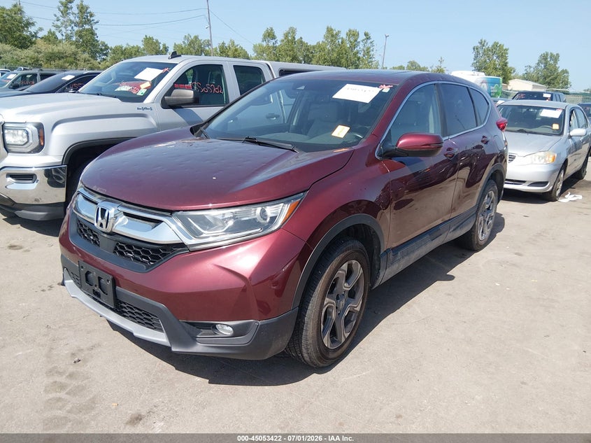 2017 Honda Cr-v VIN 5J6RW2H81HL035226 IAAI salvage auction — HAIL, Salvage Title, sold $5,400 on 2026-07-17 (photo 2)