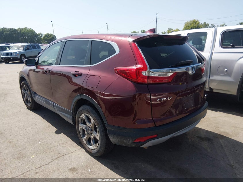 2017 Honda Cr-v VIN 5J6RW2H81HL035226 IAAI salvage auction — HAIL, Salvage Title, sold $5,400 on 2026-07-17 (photo 3)