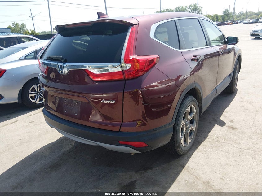 2017 Honda Cr-v VIN 5J6RW2H81HL035226 IAAI salvage auction — HAIL, Salvage Title, sold $5,400 on 2026-07-17 (photo 4)