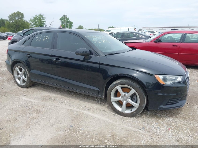 2015 Audi A3 VIN WAUBFGFF3F1121780 IAAI salvage auction — UNKNOWN, Salvage (Illinois), sold $1,225 on 2026-07-21 (photo 1)